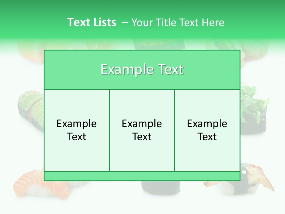Oriental California Sauce PowerPoint Template