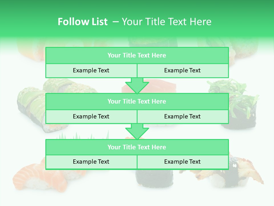 Oriental California Sauce PowerPoint Template