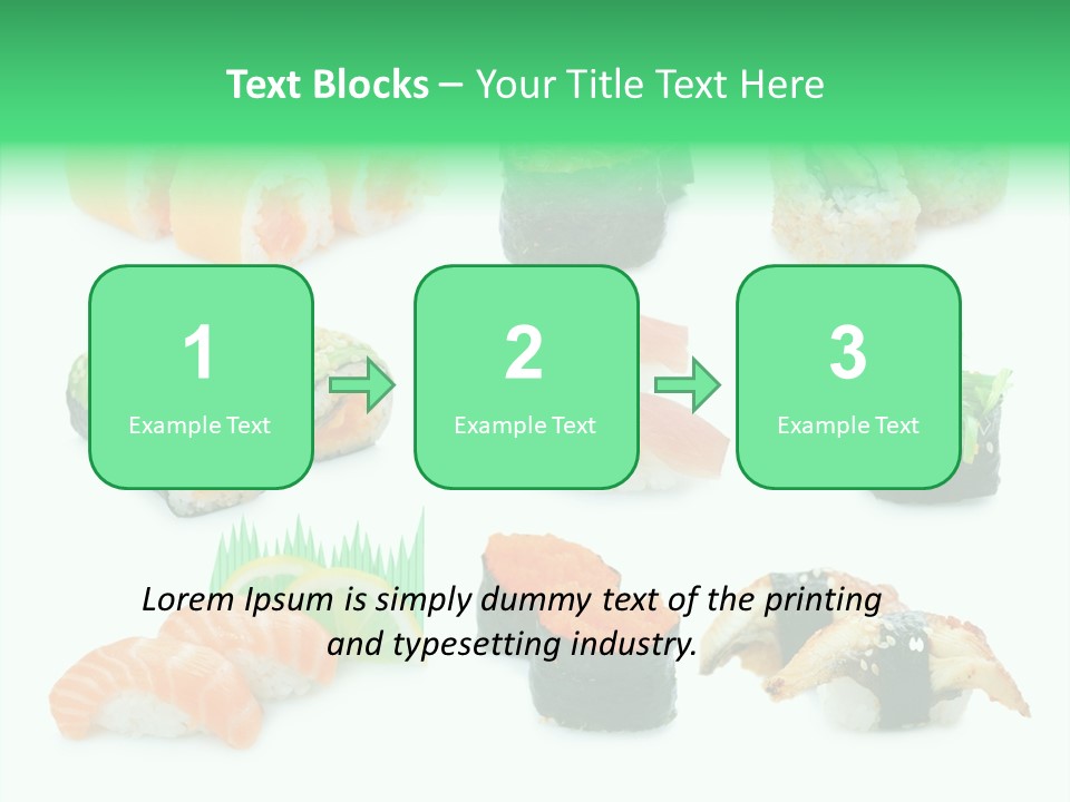 Oriental California Sauce PowerPoint Template
