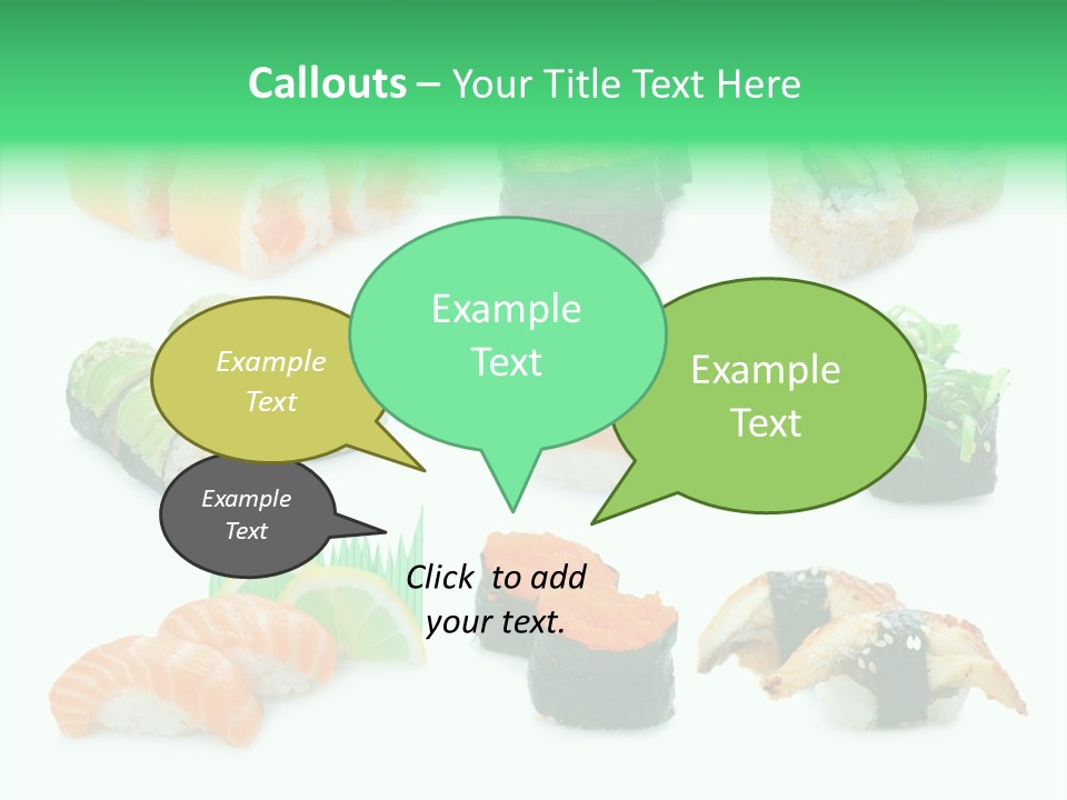 Oriental California Sauce PowerPoint Template