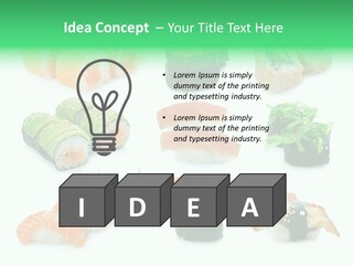 Oriental California Sauce PowerPoint Template