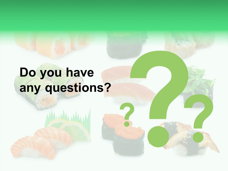 Oriental California Sauce PowerPoint Template