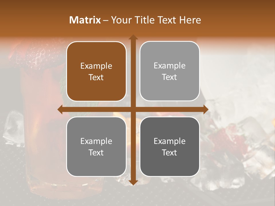 Alcohol Grog Shaker PowerPoint Template