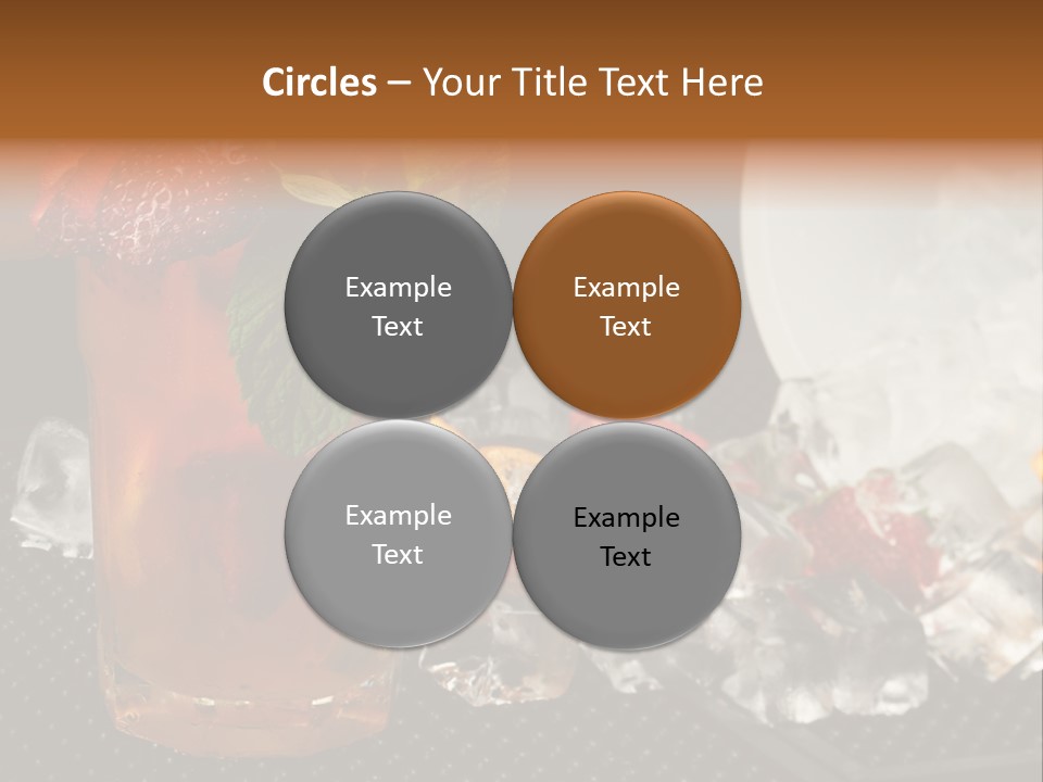 Alcohol Grog Shaker PowerPoint Template