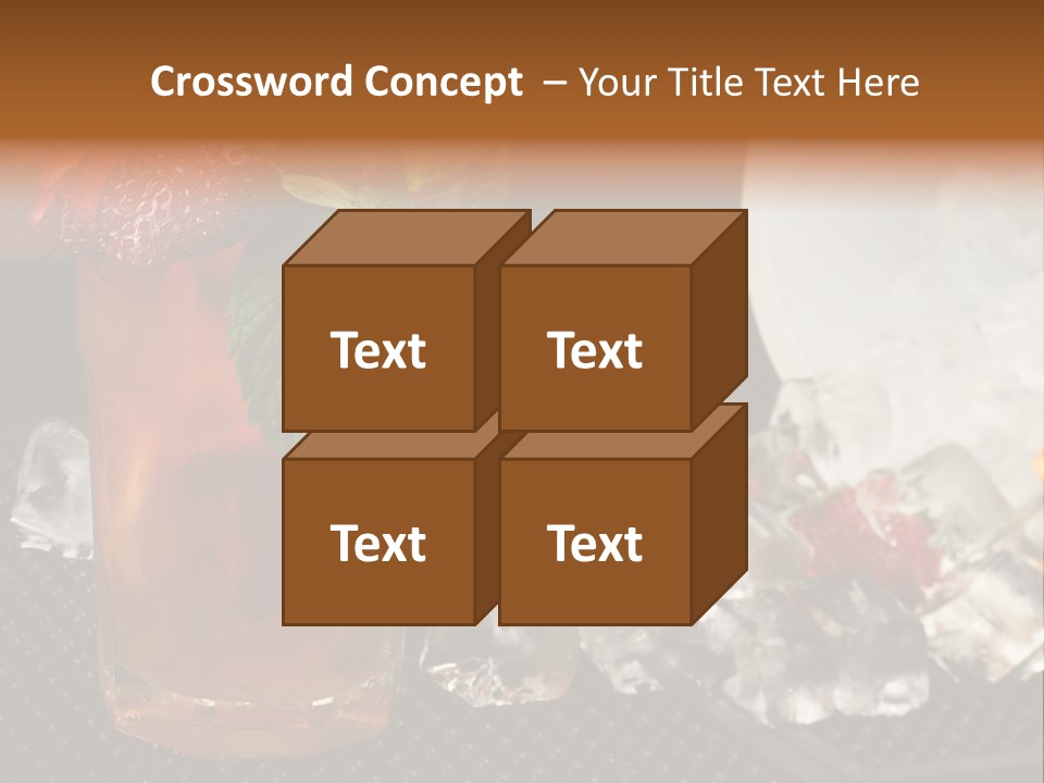 Alcohol Grog Shaker PowerPoint Template