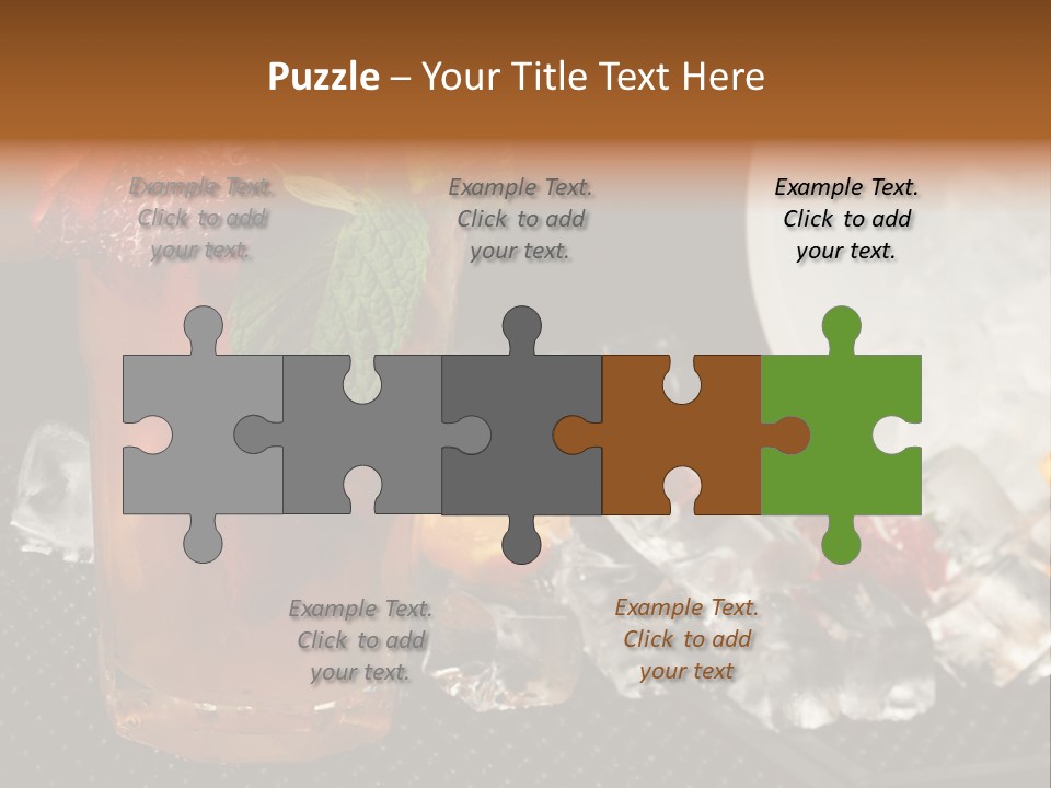 Alcohol Grog Shaker PowerPoint Template