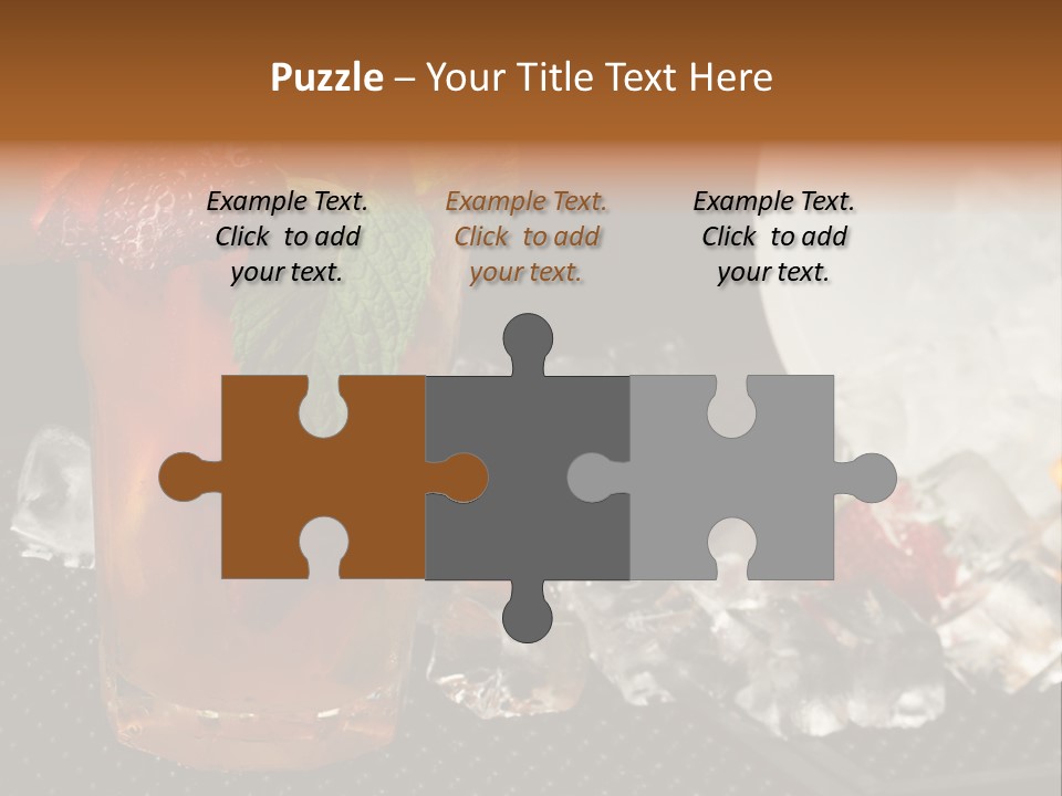 Alcohol Grog Shaker PowerPoint Template