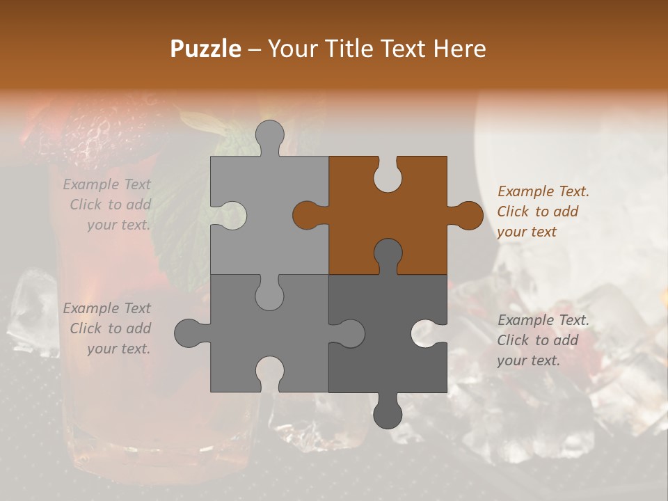 Alcohol Grog Shaker PowerPoint Template