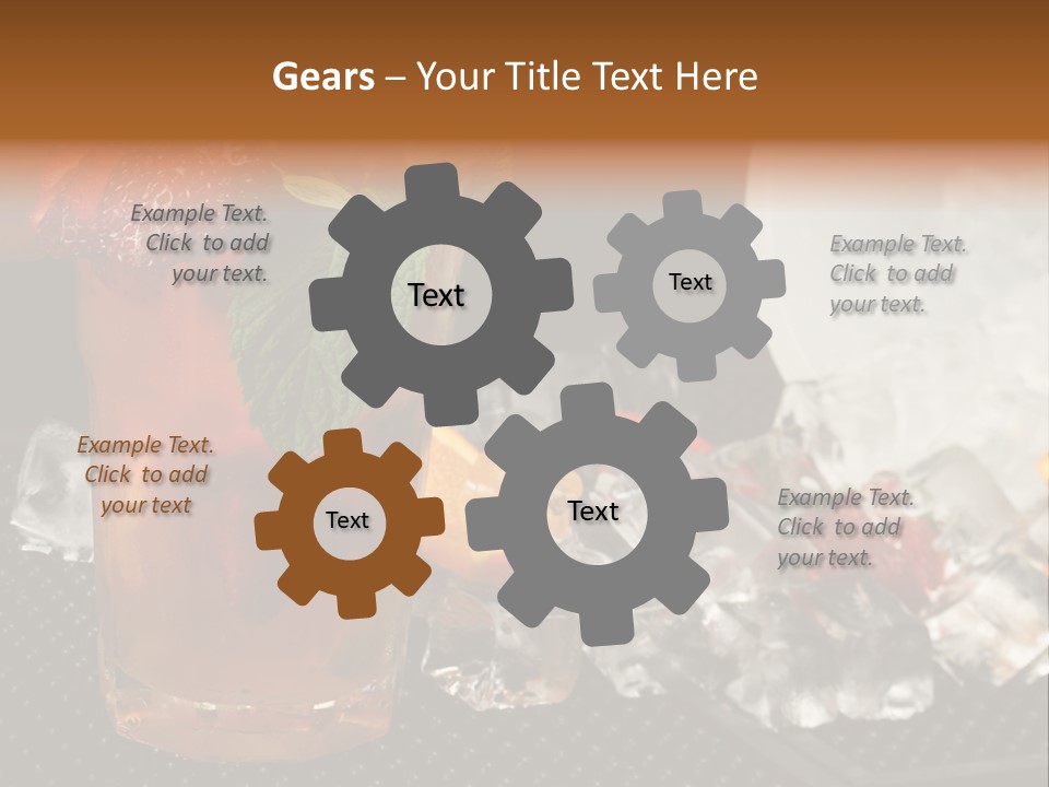 Alcohol Grog Shaker PowerPoint Template