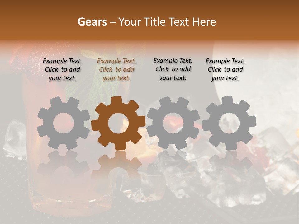 Alcohol Grog Shaker PowerPoint Template