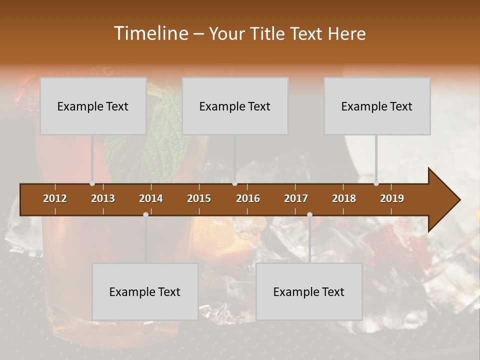 Alcohol Grog Shaker PowerPoint Template