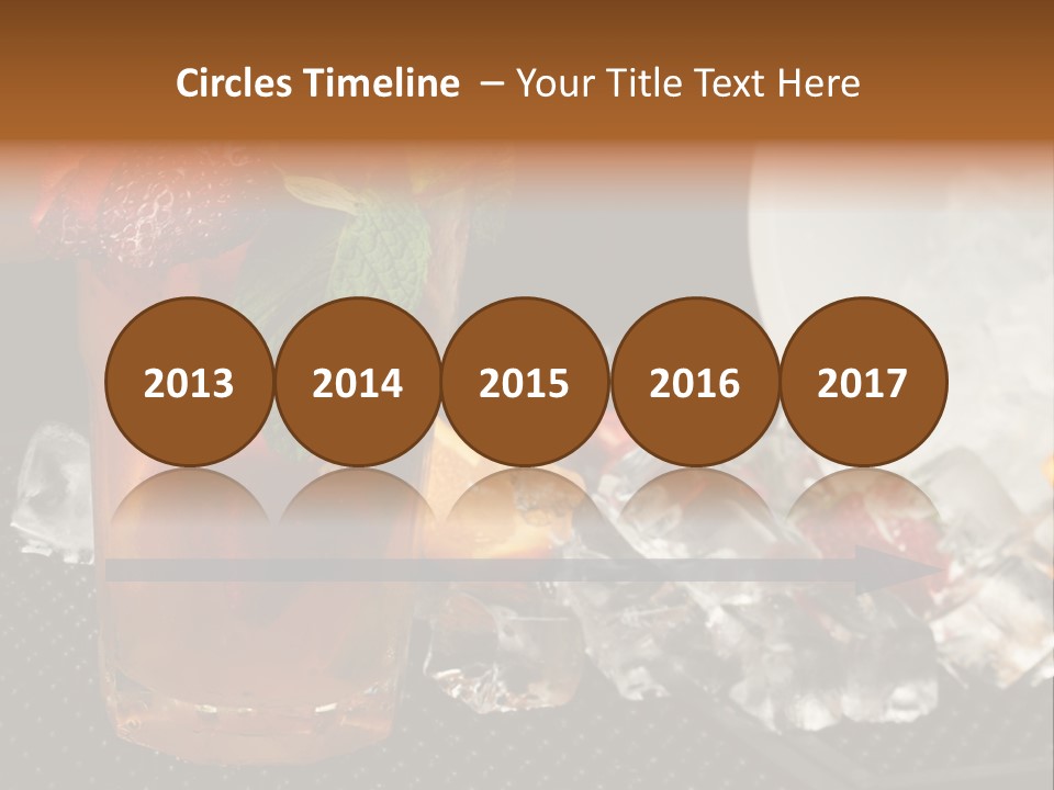 Alcohol Grog Shaker PowerPoint Template