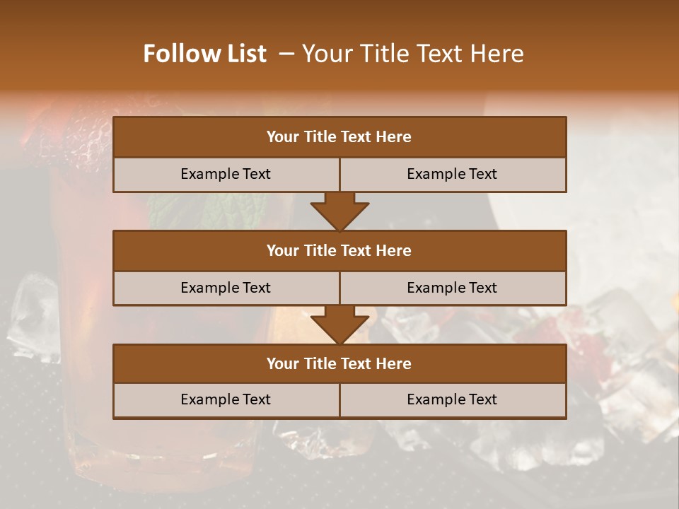 Alcohol Grog Shaker PowerPoint Template