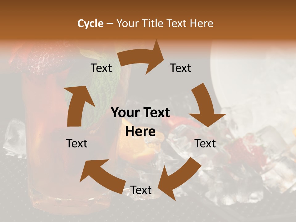 Alcohol Grog Shaker PowerPoint Template