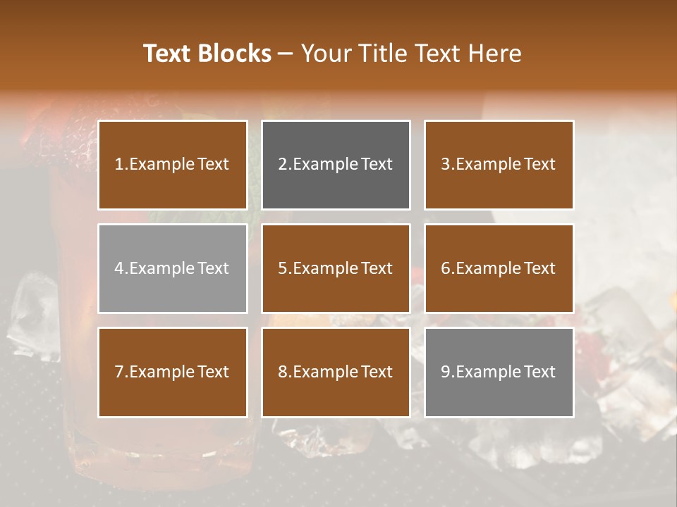 Alcohol Grog Shaker PowerPoint Template