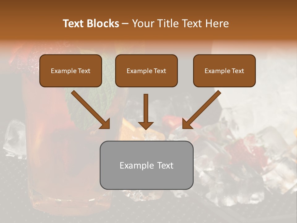 Alcohol Grog Shaker PowerPoint Template