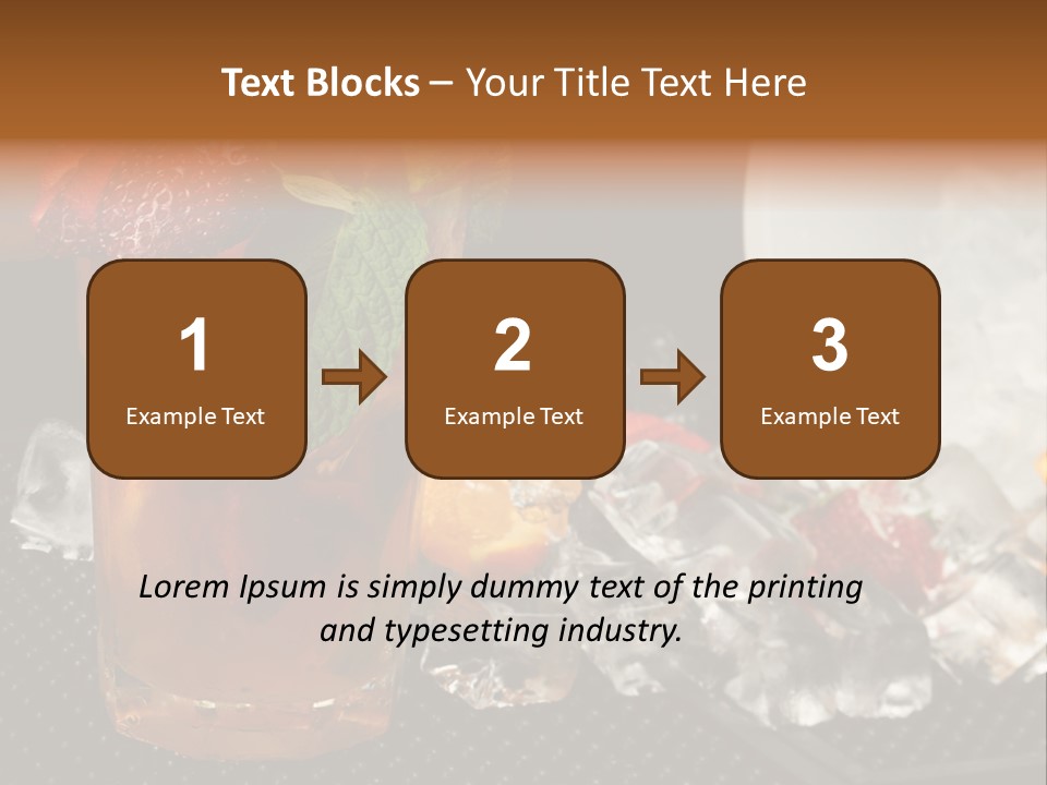 Alcohol Grog Shaker PowerPoint Template