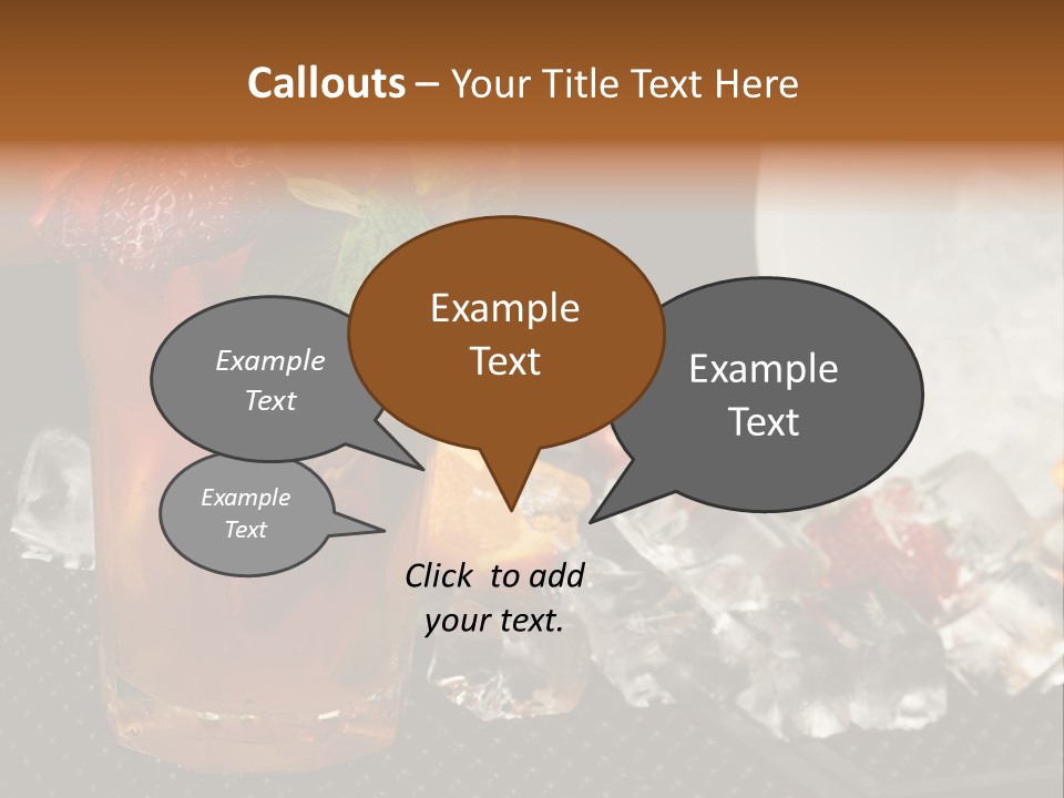 Alcohol Grog Shaker PowerPoint Template