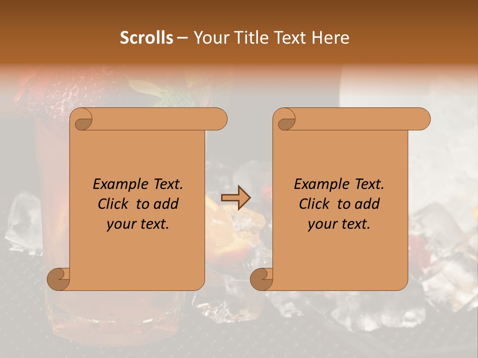 Alcohol Grog Shaker PowerPoint Template