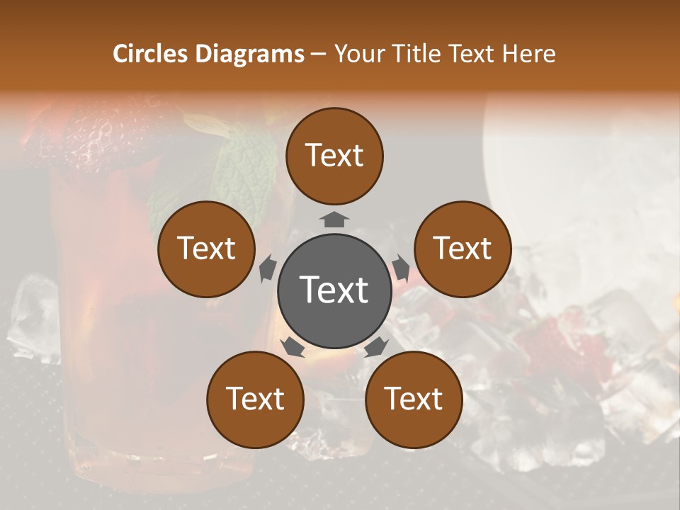 Alcohol Grog Shaker PowerPoint Template