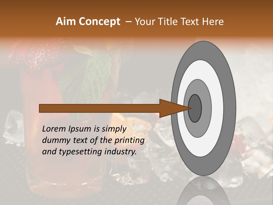 Alcohol Grog Shaker PowerPoint Template