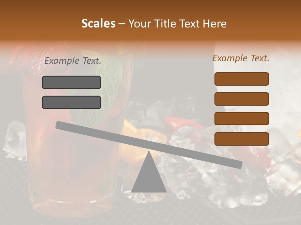 Alcohol Grog Shaker PowerPoint Template