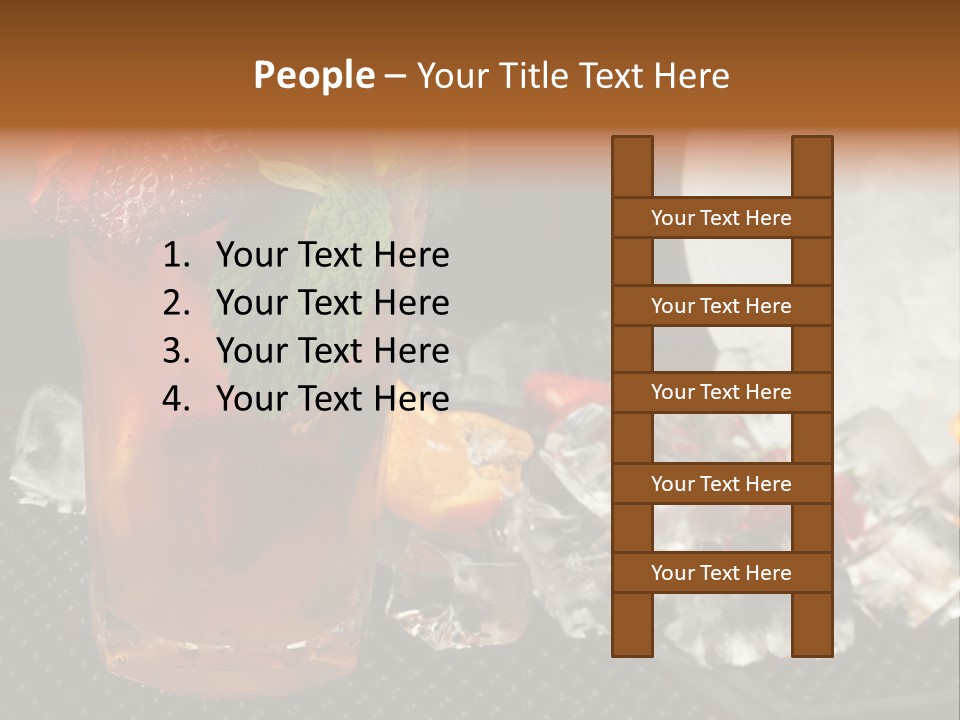 Alcohol Grog Shaker PowerPoint Template