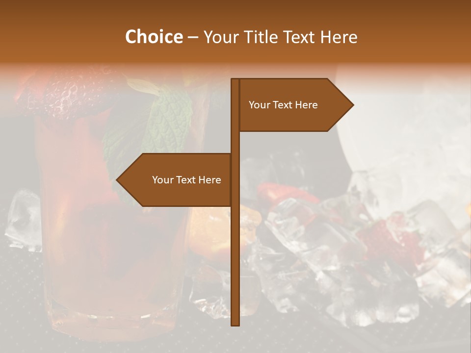 Alcohol Grog Shaker PowerPoint Template