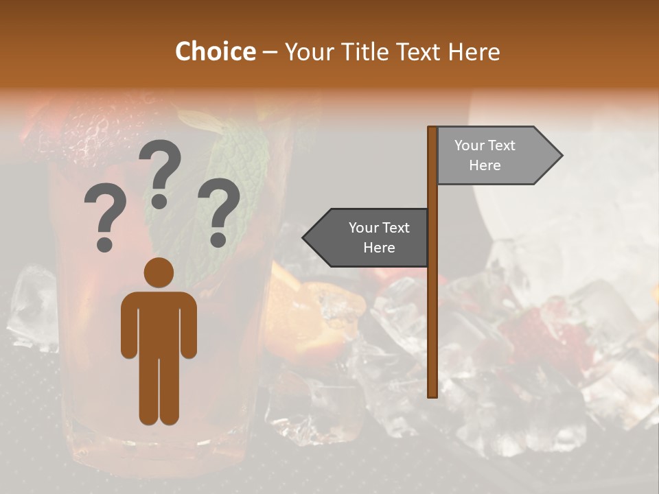 Alcohol Grog Shaker PowerPoint Template