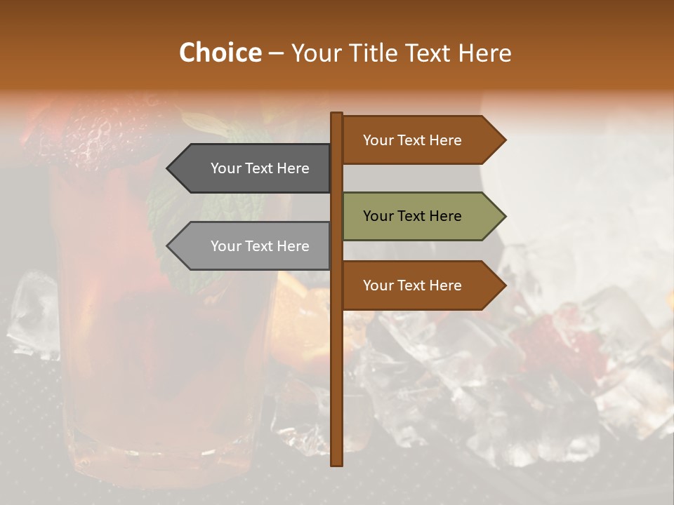 Alcohol Grog Shaker PowerPoint Template
