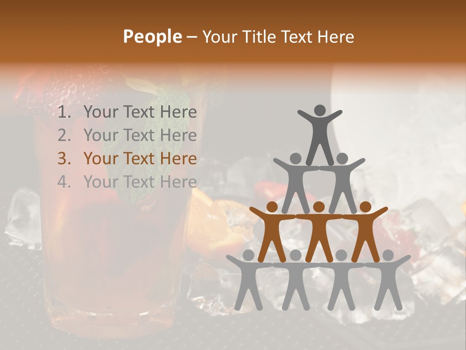 Alcohol Grog Shaker PowerPoint Template