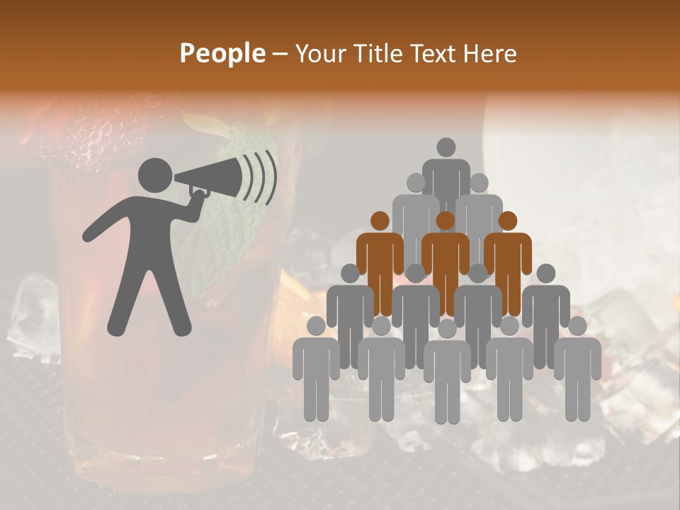 Alcohol Grog Shaker PowerPoint Template