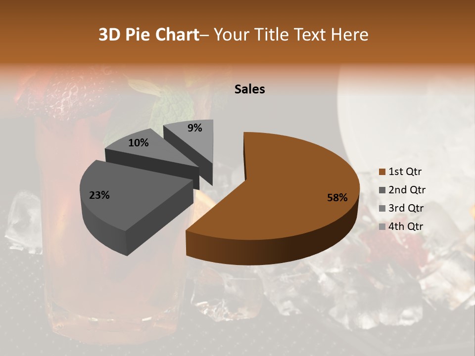 Alcohol Grog Shaker PowerPoint Template
