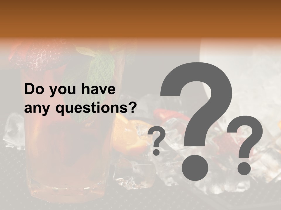 Alcohol Grog Shaker PowerPoint Template