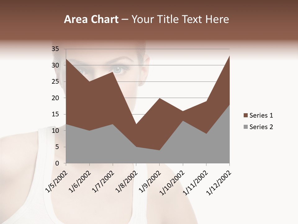 Make Up Isolated Model PowerPoint Template