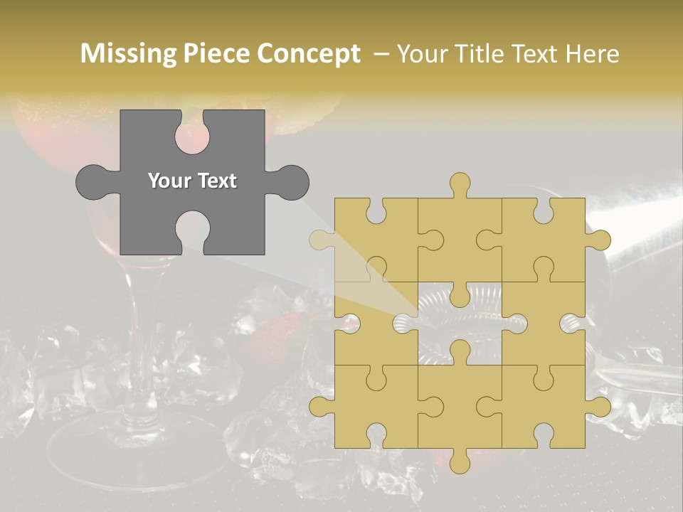 Drink Bucket Lemon PowerPoint Template