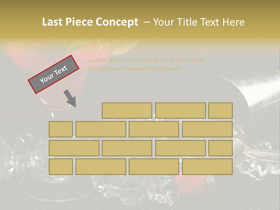 Drink Bucket Lemon PowerPoint Template