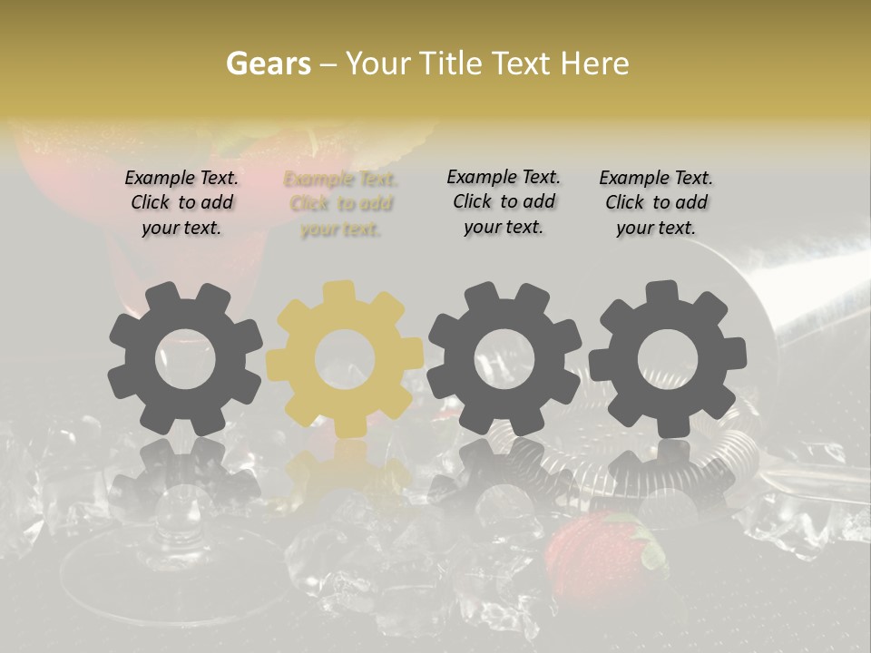 Drink Bucket Lemon PowerPoint Template