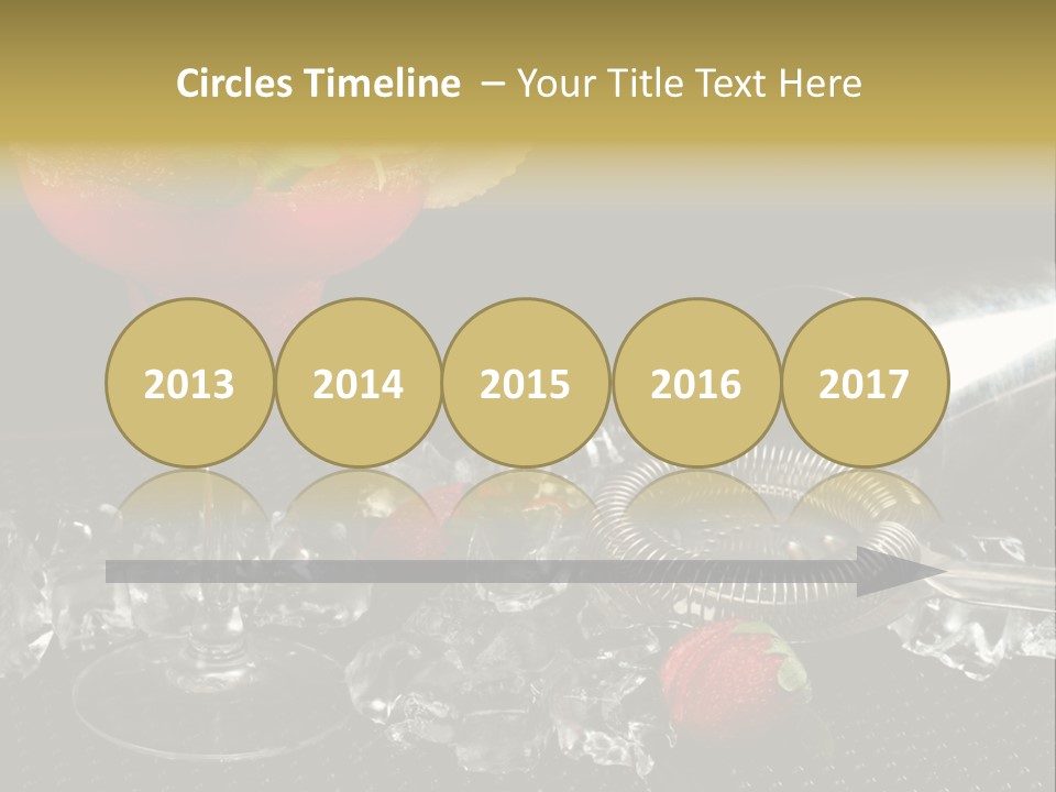 Drink Bucket Lemon PowerPoint Template