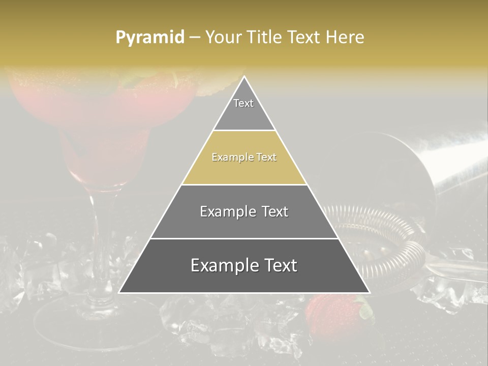 Drink Bucket Lemon PowerPoint Template