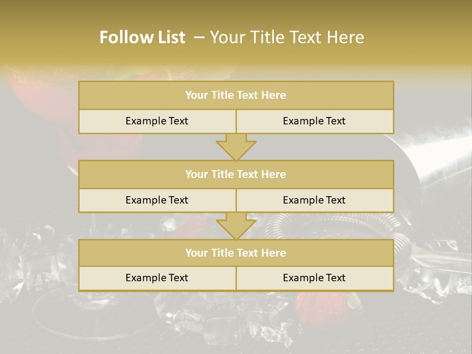 Drink Bucket Lemon PowerPoint Template