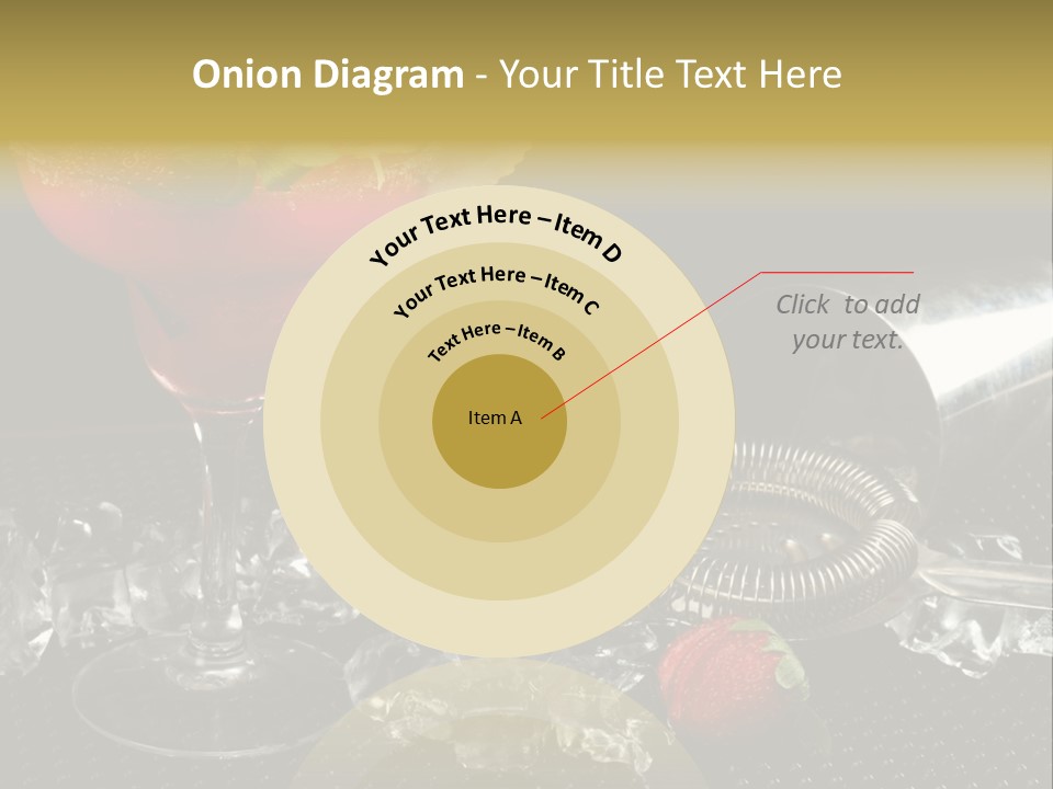 Drink Bucket Lemon PowerPoint Template