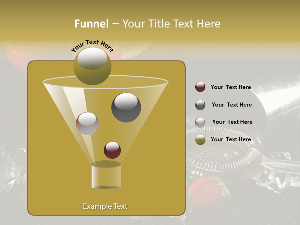 Drink Bucket Lemon PowerPoint Template
