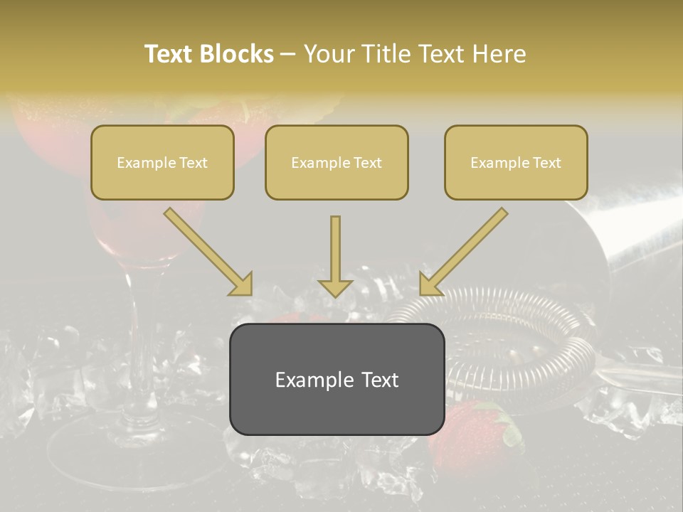 Drink Bucket Lemon PowerPoint Template