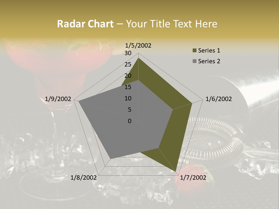 Drink Bucket Lemon PowerPoint Template