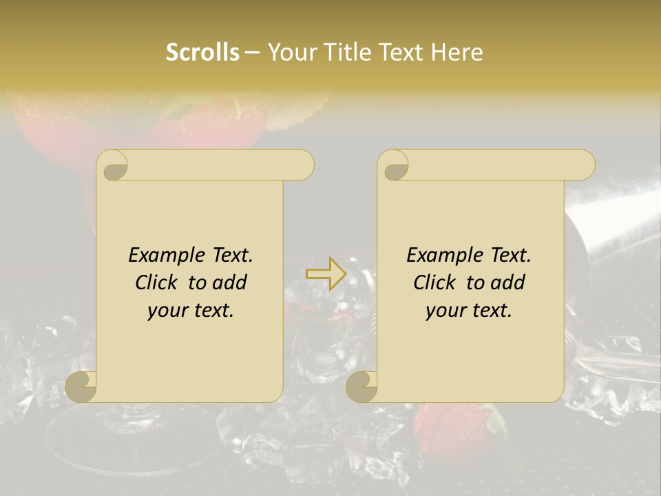 Drink Bucket Lemon PowerPoint Template