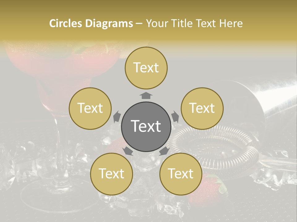 Drink Bucket Lemon PowerPoint Template