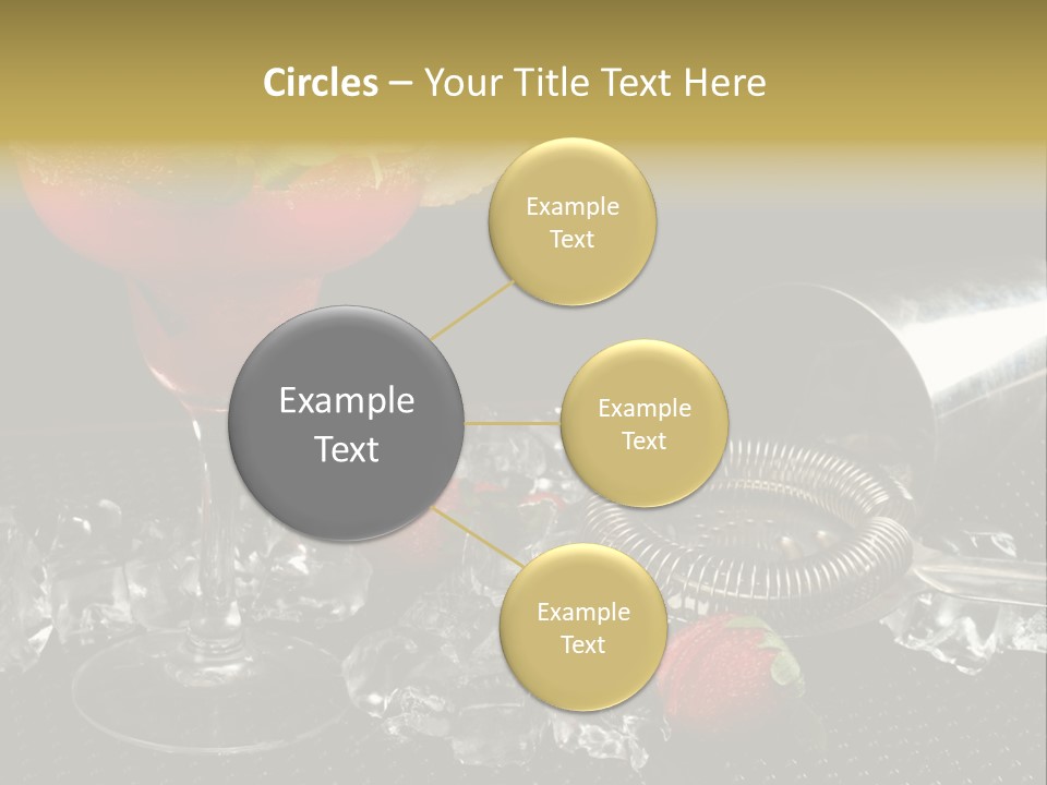 Drink Bucket Lemon PowerPoint Template