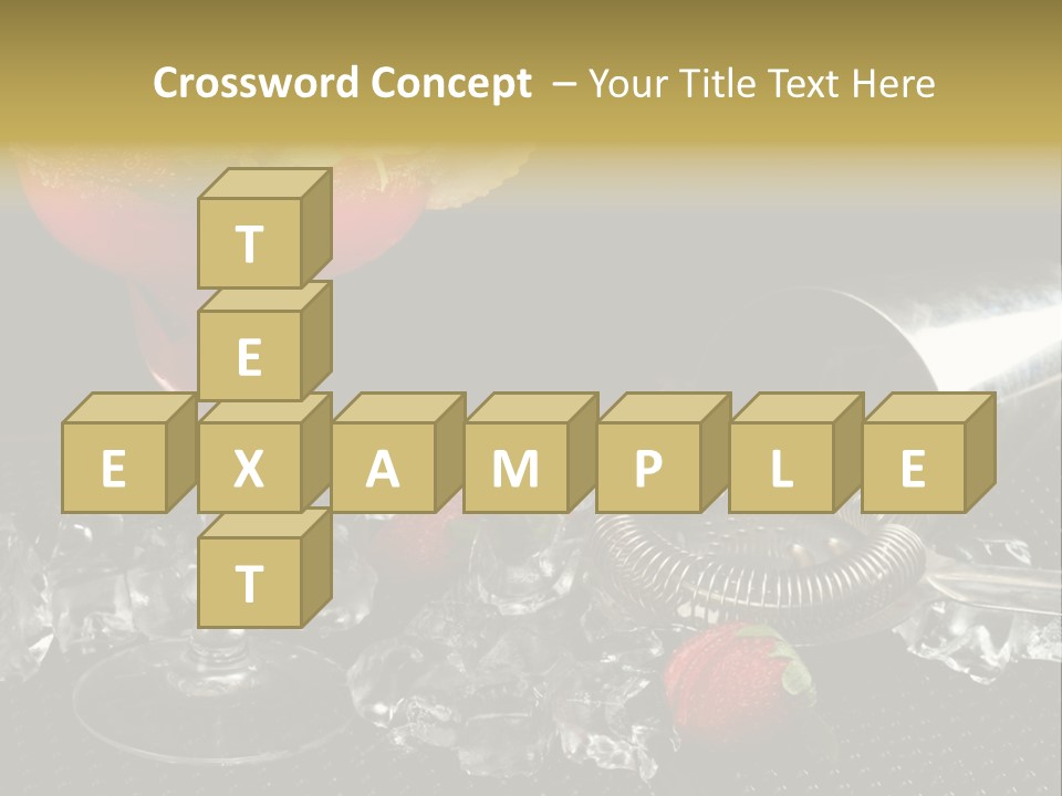 Drink Bucket Lemon PowerPoint Template