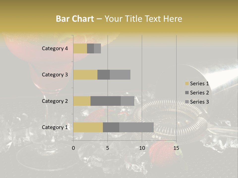 Drink Bucket Lemon PowerPoint Template